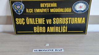 Beyşehirde polis ekiplerinden uyuşturucu ve kaçakçılık operasyonu