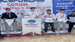 Bilecike Karate Türkiye Şampiyonasında dereceler geldi