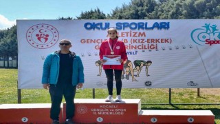 Bilecikli atletizm sporcusundan altın madalya