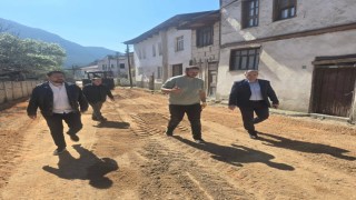 Bilecikte kilit parke taşı döşeme çalışmaları tamamlandı