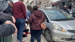 Bilecikte otomobilin çarptığı yaya yaralandı