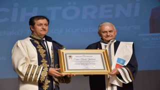 Binali Yıldırıma fahri doktora ünvanı verildi