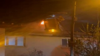 Boluda 2 katlı evin bacasında yangın