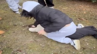 Boluda liseli kızı acımasızca darp ettiler