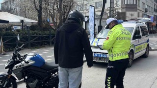 Boluda trafik polisleri denetimleri sıkılaştırdı