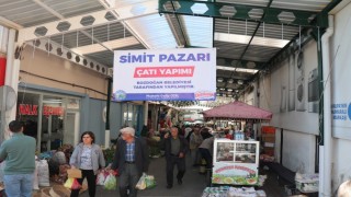 Bozdoğanda Simit Pazarı Sokağı düzenleme çalışması tamamlandı
