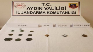 Bozdoğanda tarihi eser kaçakçılığı operasyonu: 4 şüpheli yakalandı