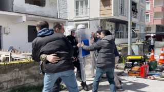 Burdurda 5.7 büyüklüğündeki deprem tatbikatında gerçeği aratmayan görüntüler