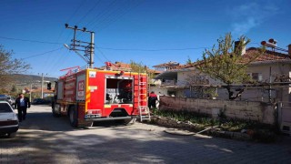 Burdurda baca yangını söndürüldü