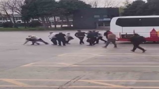 Bursa terminalinde yolcu ile şoför kavgası