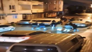 Bursada sokak ortasında meydan muharebesi gibi kavga