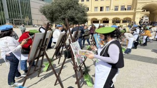 Büyükçekmecede Dünya Sanat Günü etkinliği