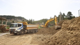 Çameli Elmalı yolu modern üst yapıya kavuşuyor