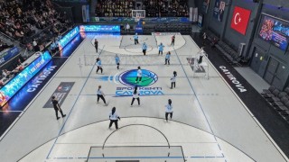 Çayırovada kadınlar voleybol dostluk maçında buluştu