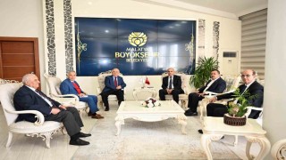 Cemil Çiçek, Başkan Eri ziyaret etti