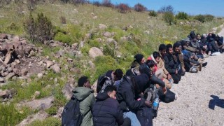 Çeşmede 36 yasa dışı göçmen ve 2 organizatör yakalandı
