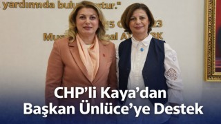 CHP’li Kaya’dan Başkan Ünlüce’ye Destek