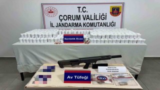 Çorumda jandarma ekiplerinden uyuşturucu operasyonu: 5 gözaltı