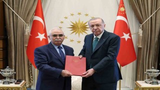 Cumhurbaşkanı Erdoğan, AYM Başkanı Kadir Özkayayı kabul etti