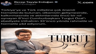 Cumhurbaşkanı Erdoğan, Turgut Özalı vefat yıl dönümünde andı