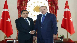 Cumhurbaşkanı Erdoğan, Vietnam Meclis Başkanı Thanh Manı kabul etti