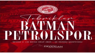 Cumhurbaşkanı Erdoğandan Batman Petrolspora tebrik mesajı