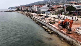 Dalgı kırıcı set Ulaşlıda deniz taşkınlarına dur diyecek