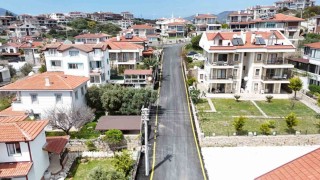 Datçada 13 kilometre sıcak asfalt serimi tamamlandı
