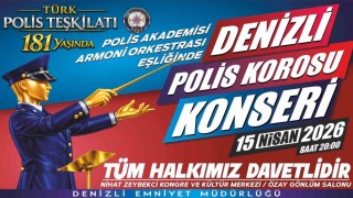 Denizlide Polis Haftasına özel konser düzenlenecek