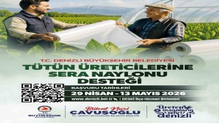 Denizlide tütün üreticisine destek