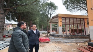 Denizlinin modern sosyal tesisi hızla yükseliyor