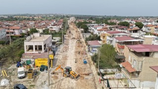 Didim Akbükte yol yenileme çalışmaları başladı
