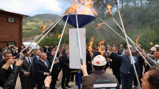 Dikmende doğalgaz sevinci