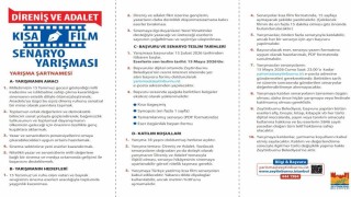 Direniş ve Adalet temalı Kısa Film Senaryo Yarışmasına başvurular 15 Mayısta sona eriyor