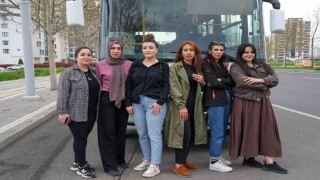 Diyarbakırda kadın otobüs şoförü sayısı artıyor