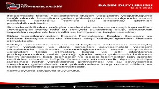 Diyarbakırdaki 5 barajda tahliye işlemi