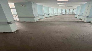 Düzcede hijyenik ortam için zeminler yenileniyor
