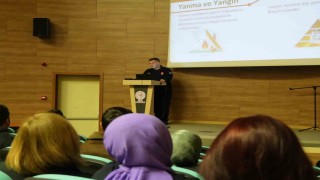 Düzcede sağlıkçılara yangın eğitimi
