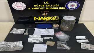 Düzcede uyuşturucu operasyonunda 2 kişi tutuklandı