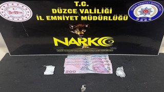 Düzcede uyuşturucu ticareti yapan 1 kişi tutıklandı