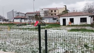Edirnede dolu yağışı