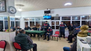 Edirnede köylerde uyuşturucu ile mücadele çalışması
