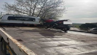 Edirnede motosikletliye 24 bin 162 TL ceza