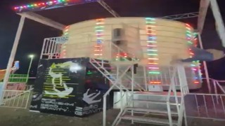 Edirnedeki lunapark faciasının dehşet anları kamerada