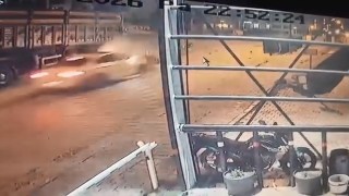 Elazığda 4 kişinin yaralandığı kazanın görüntüsü ortaya çıktı