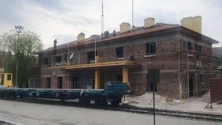 Elazığda 79 yıllık tarihi tren istasyonu yenileniyor