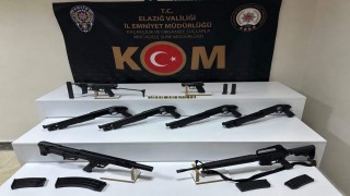 Elazığda 8 adet ruhsatsız silah ele geçirildi: 1 tutuklama