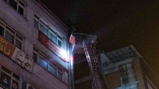 Elazığda bacadan yükselen yoğun duman korkuttu