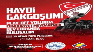 Elazığda dev ekran kurulacak