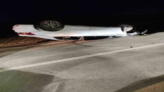 Elazığda otomobil takla attı: 6 yaralı